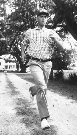 Scene from Forest Gump - Run Forest Run!