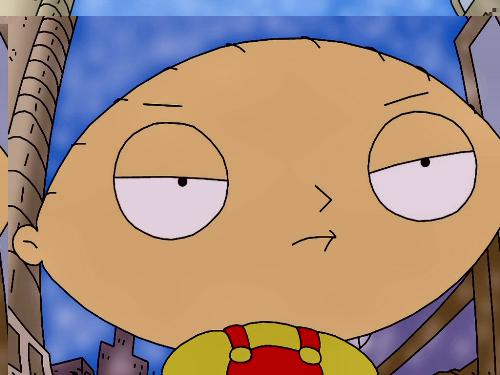 Stewie again - Here's a big wallpaper of Stewie @ Family Guy (in town), great