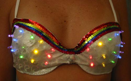 Light Up Bra....click to  see website url - http://www.enlighted.com/pages/galaxy.shtml