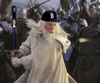 Gandalf - Gandalf hits a home run!