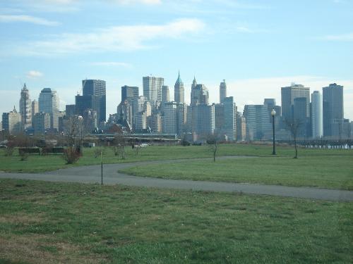 Manhattan, NYC - While driving...took a picture of Manhattan at New York.