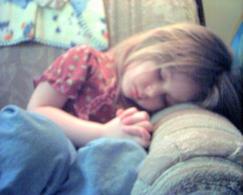 sleeping - my 4 yearold sleeping