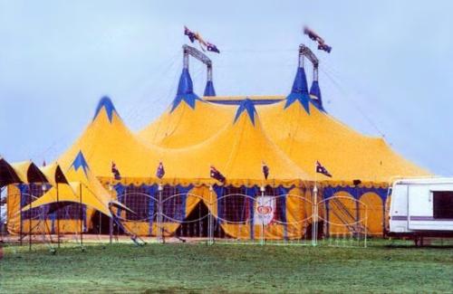 circus tent - a circus tent