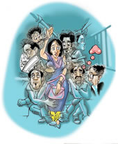 eve teasing - Problems women face in the world.