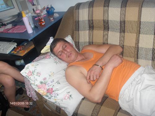 paul - this is my husband doing what he most like to do:)))sleeping