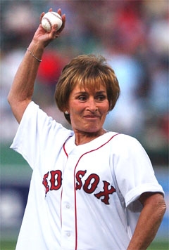 Judge Judy - Judy at the ball game.