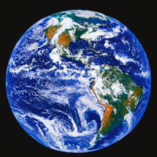 world - earth viewed from space