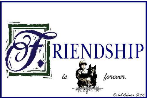 friendship is forever - friendship is forever. It is an important thing making friends on internet and in real life!
