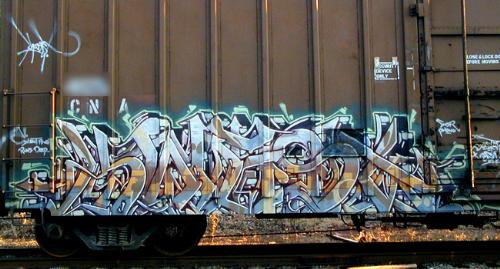 graffiti - this a graffiti painted on a wall