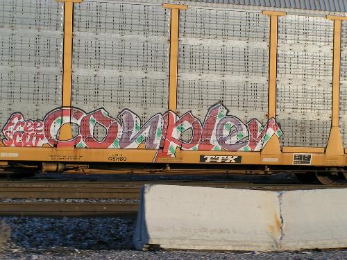 graffiti - this a graffiti painted on a wall