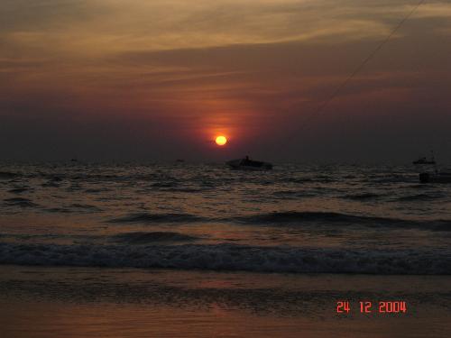 sunset - The sunset is just awesome in the GOA (India)