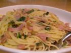 pasta - with white sauce