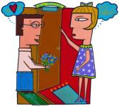 Blind date - Is a picture of a girl and a boy on a Blind Date. Very sweet. Blind date - Is a picture of a girl and a boy on a Blind Date. Very sweet.
