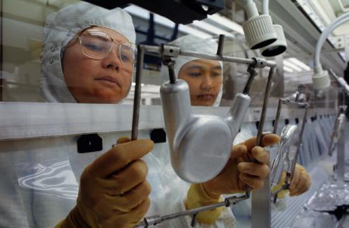 People in Factory - People working in a factory