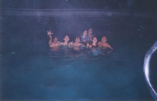 swimming - dark