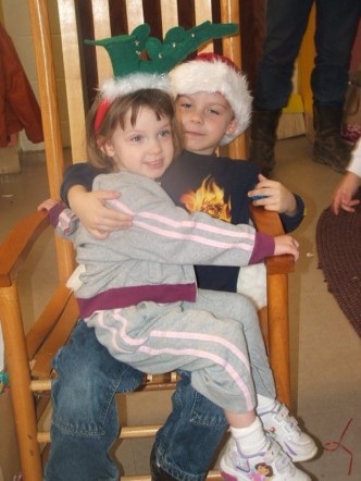 My little angels Christmas 06 - My beautiful little angels at a Christmas Party at my son's school