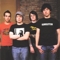 Fall Out Boy - A group pic taken a while ago, they look very young.