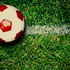 Sports - Picture of a soccerball cut off by the edge of the photo on top of turf. Makes a great sports avatar!