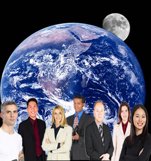 Universal unity - all connected copyright Richard L. Naran
