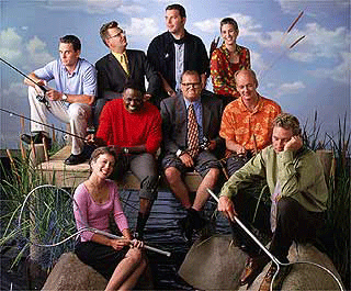 The Whose Line cast - it is a picture of the cast member of Whose Line is it Anyway?