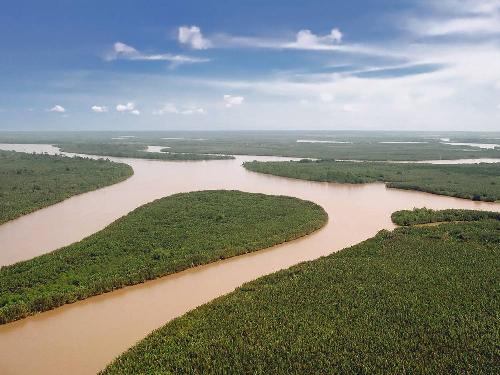 delta - delta , a place where river meets sea