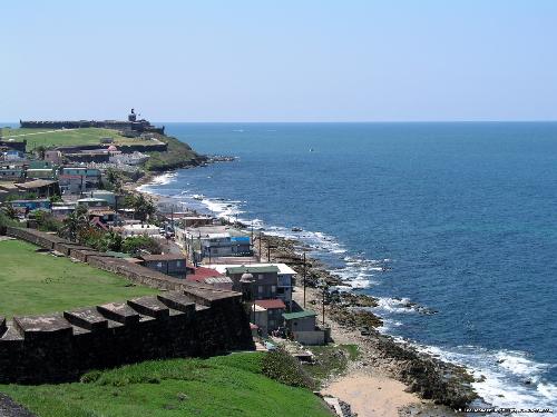 Puerto Rico - Puerto Rico, The famous fort and the nice beach.