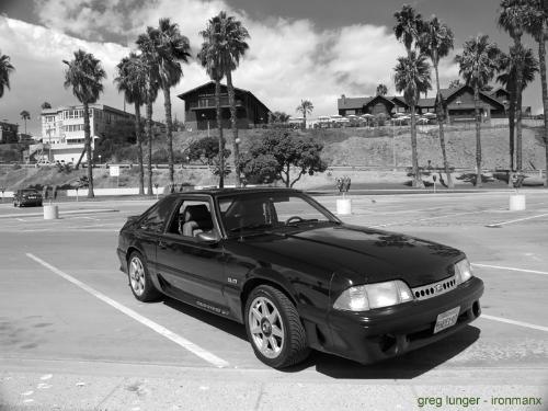 1989 5.0 Mustang - A picture of my 5.0 parked at a beach in Long beach, California.