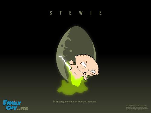 Stewie - Stewie Comming out of Egg