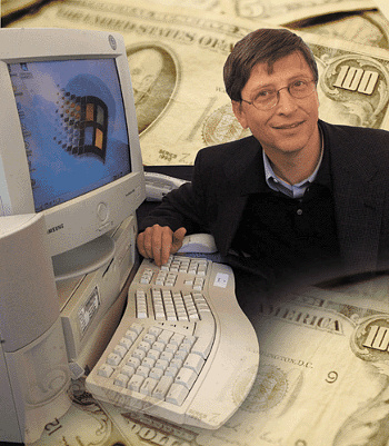 bill gates - Bill Gates considered to be one of the richest in the world because of his microsoft. His brilliant mind gave way to the success of software all around the world. in the present, he is trying to help thousands of poeple all over the world.