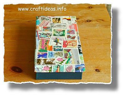 Decoupage with Stamps - Decoupage with stamps