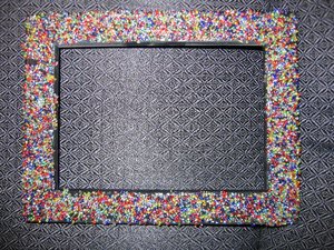 Frame made of Beads - Frame made of beads