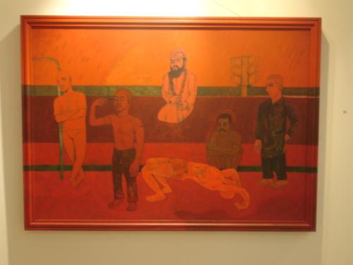 Anwer Saeed - Oil on Board