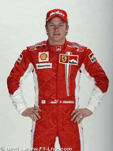 Kimi in Red - Ferrari Pilot for 2007
