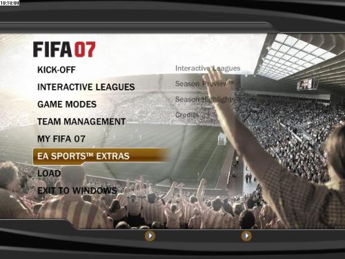 fifa  - fifa 07 screen