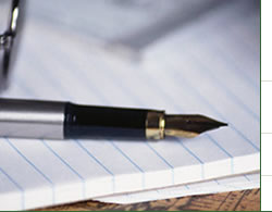 Writing - Is a relaxing way to spend the day.