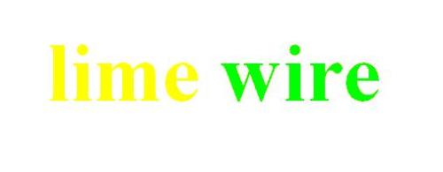 lime wire - lime wire is a software