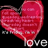 cure icon - cure 'friday i'm in love' icon