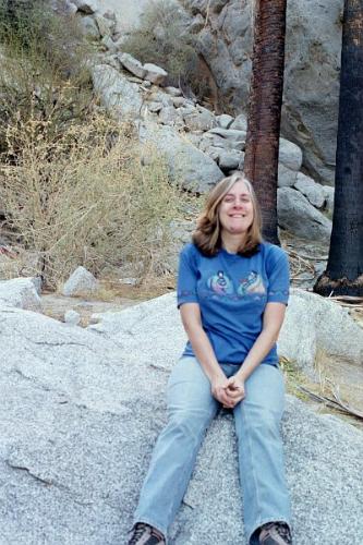 Me Me Me! - Here I am sitting on a rock in the middle of Hellhole Canyon!