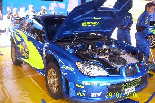 wrc subaru - yeah this car is sat on my drive