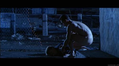 entry of T1000 - tis is the scene wher the T1000 enters the present from future