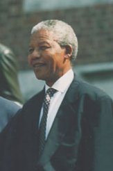 Nelson Mandela - Mandela with Bill Clinton