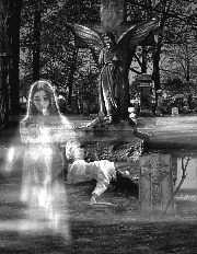 Ghosts & hauntings - A picture pertraying the ghost or spirit of a female