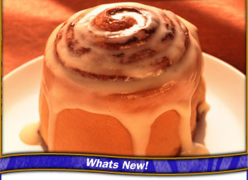 cinnabon - a cinnabon cinnamon bun