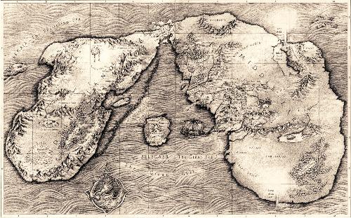 Aman-Middle Earth - Aman-Middle Earth that's map.