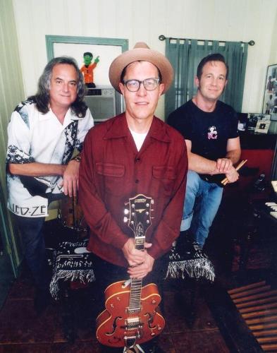 Reverend Horton Heat - Jim posing with the guys from his latest project