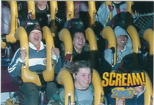 Scream! - Love roller coasters!