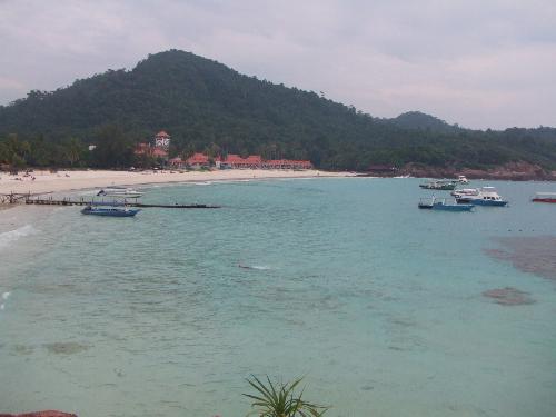 Redang Island - This is a photo which I took when I'm on a cliff in the island. Nice view isnt it ?