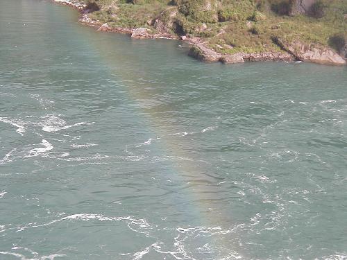 Niagara Falls - A rainbow at Niagara Falls