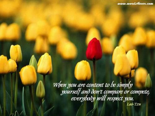 On being different - Everybody is different in their own lil ways.