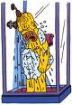 shower - homer simpson taking a shower